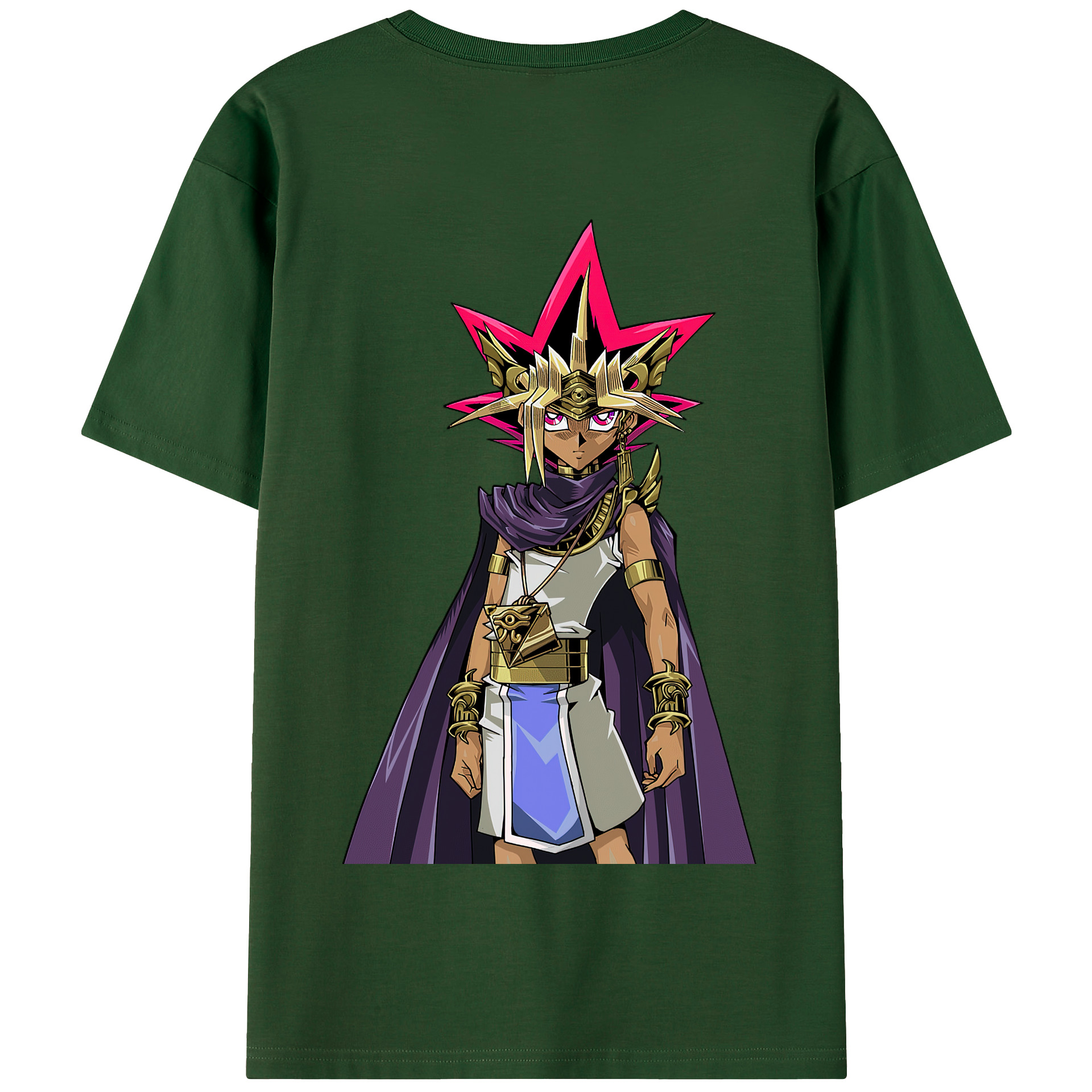 （画像用） 遊☆戯☆王 Yu-Gi-Oh! 綿100％半袖Tシャツ（背面プリント）